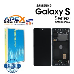 Samsung SM-G780 Galaxy S20 FE 4G Display module LCD / Screen + Touch - Cloud Navy - GH82-24220A OR GH82-24219A