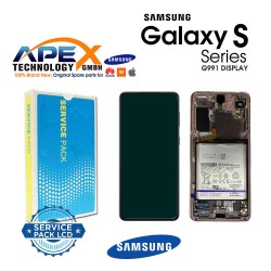 Samsung SM-G991 Galaxy S21 5G Display module LCD / Screen + Touch Phantom Pink + Btry GH82-24718D OR GH82-24716D