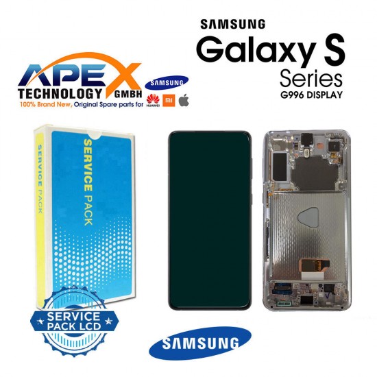 Samsung SM-G996 Galaxy S21+ 5G Display module LCD / Screen + Touch Phantom Silver (With Camera) GH82-24553C OR GH82-24554C