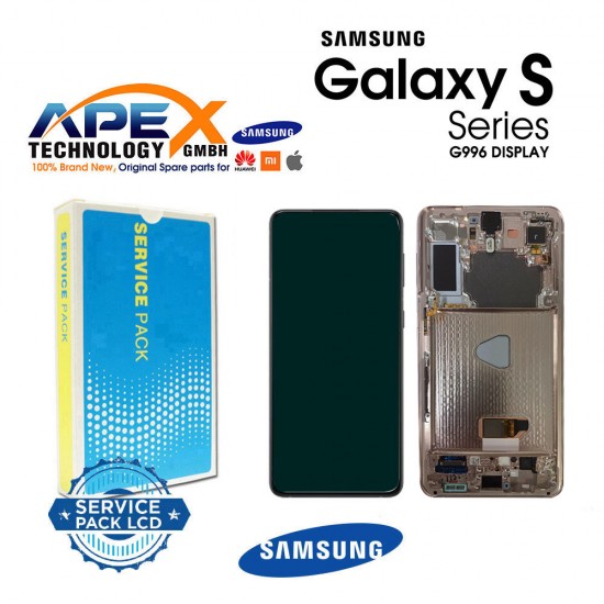Samsung SM-G996 Galaxy S21+ 5G Display module LCD / Screen + Touch Phantom Violet (With Camera) GH82-24553B OR GH82-24554B 