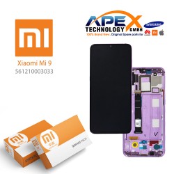 Xiaomi Mi 9 (M1902F1G) Display module LCD / Screen + Touch lavender Violet (Service Pack) 561210003033