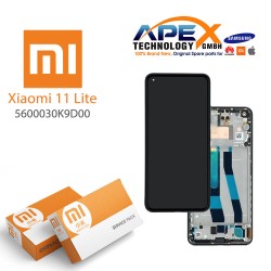 Xiaomi 11 Lite 5G NE // Mi 11 Lite 4G/5G (2021)  Display module LCD / Screen + Touch Black 5600030K9D00