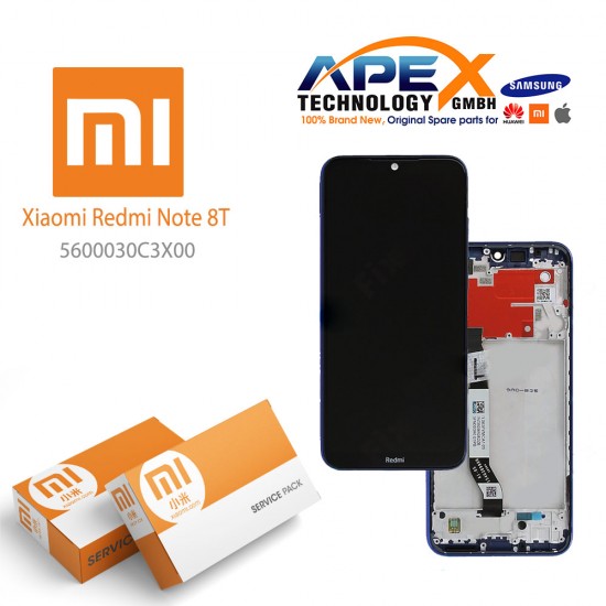 Xiaomi Redmi Note 8T Display module LCD / Screen + Touch starscape Blue 5600030C3X00