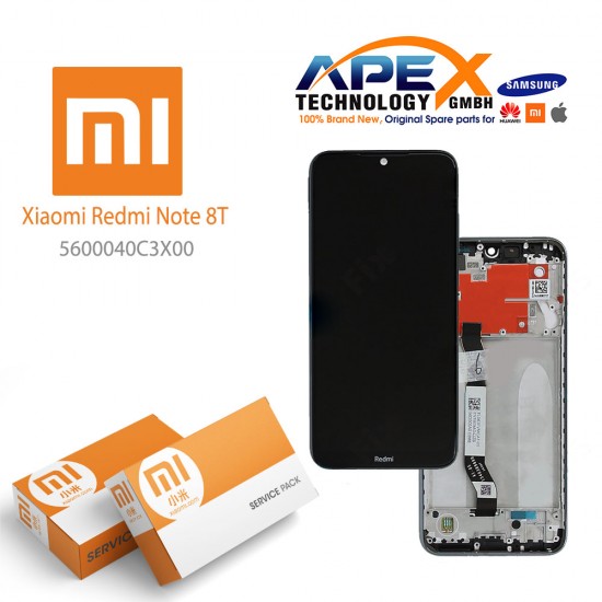 Xiaomi Redmi Note 8T Display module LCD / Screen + Touch moonshadow Grey 5600040C3X00
