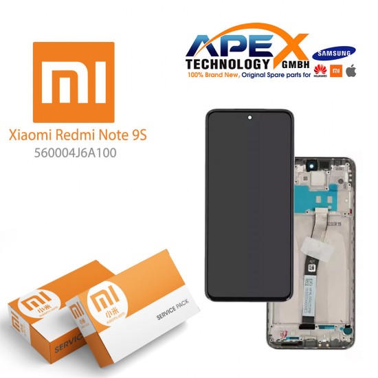 Xiaomi Redmi Note 9S/ Note 10 Lite / Note 9 Pro / Note 9 Pro Max // Poco M2 Pro (2020) Display module LCD / Screen + Touch TARNISH / INTERSTELLAR GRAY 560004J6A100