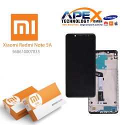 Xiaomi Redmi Note 5A Display module LCD / Screen + Touch Black (Service Pack) 560610007033