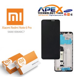 Xiaomi Redmi Note 6 Pro Display module LCD / Screen + Touch (Service Pack) Black 5606100640C7