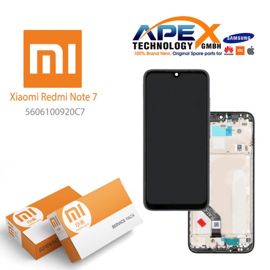 Xiaomi Redmi Note 7 / Note 7 Pro (2019) Display module LCD / Screen + Touch Black  5606100920C7 OR 560610100033 OR 560610125033