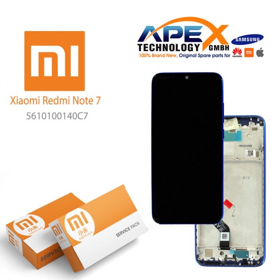 Xiaomi Redmi Note 7/ Note 7 Pro (2019) BLUE/VIOLET LCD Display module LCD / Screen + Touch 5610100140C7 OR 561010020033 OR 561010034033