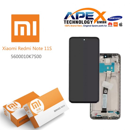 Xiaomi Redmi Note 11S / 12S (4G NFC) // Poco M4 Pro (4G) (2022) BLACK LCD / Screen + Touch Black 5600010K7S00