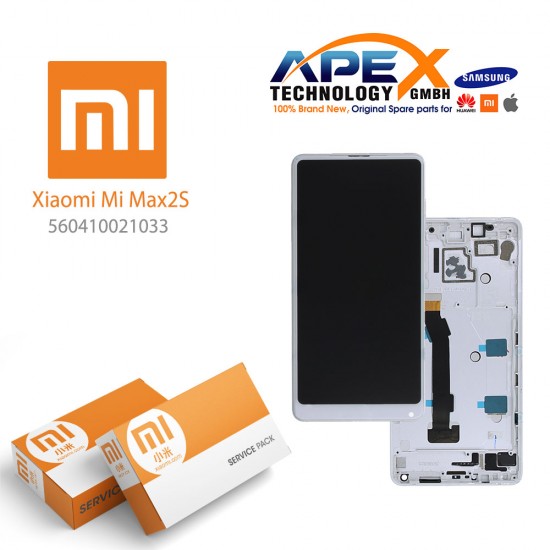 Xiaomi Mi Mix 2S Display module LCD / Screen + Touch White (Service Pack) 560410021033