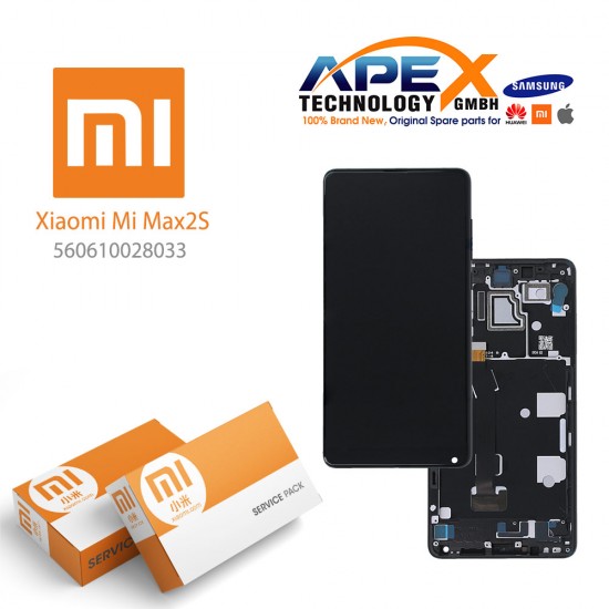 Xiaomi Mi Mix 2S Display module LCD / Screen + Touch Black (Service Pack) 560610028033