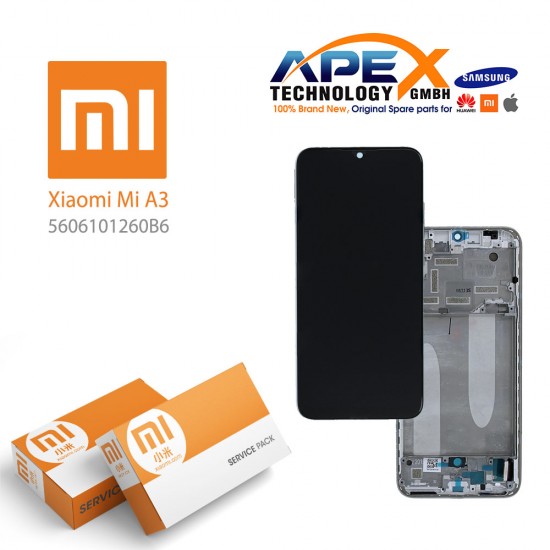 Xiaomi Mi A3 (M1906F9SH M1906F9SI) Display module LCD / Screen + Touch Grey 5606101260B6