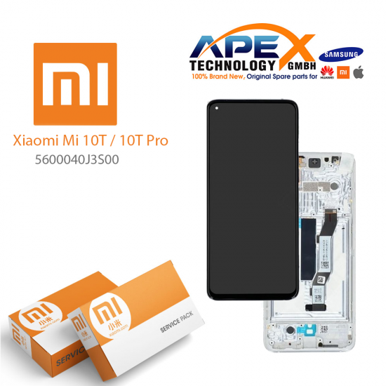 Xiaomi Mi10T / Mi 10T Pro Display module LCD / Screen + Touch Lunar Silver 5600040J3S00 OR 56000G0J3S00