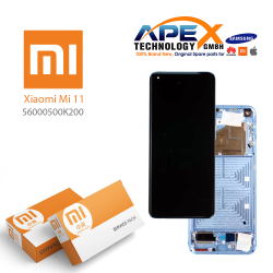 Xiaomi Mi11 Display module LCD / Screen + Touch Blue 56000500K200
