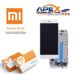 Xiaomi Mi A1 / Mi 5x (2017) Display module LCD / Screen + Touch White 5604100050B6