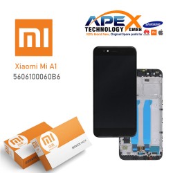 Xiaomi Mi A1 / Mi 5x (2017) Display module LCD / Screen + Touch Black 5606100060B6