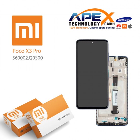 Xiaomi Poco X3 Pro/ X3/ X3 NFC (2021) Display module LCD / Screen + Touch Black/Tarnish 560002J20S00
