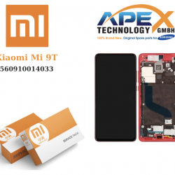 Xiaomi Mi 9T (2019) Dark Red Gradient Display module LCD / Screen + Touch (Service Pack) 560910014033