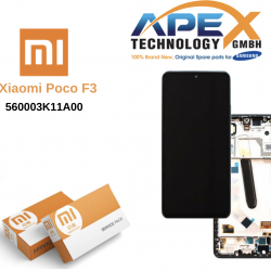 Xiaomi Poco F3 // Mi 11i / 11X / 11i Pro / 11X Pro (2021) Display module LCD / Screen + Touch Black (Service Pack) 560003K11A00