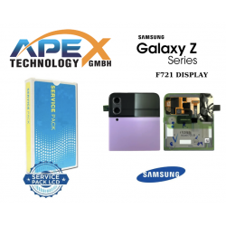Samsung Galaxy Z Flip 4 5G 2022 (SM-F721) Violet Purple Outer Display module LCD / Screen + Touch GH97-27947B